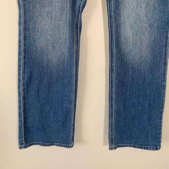 Old Navy mid-rise wow boot-cut medium wash cotton stretch‎ denim jeans pants - Picture 3 of 10